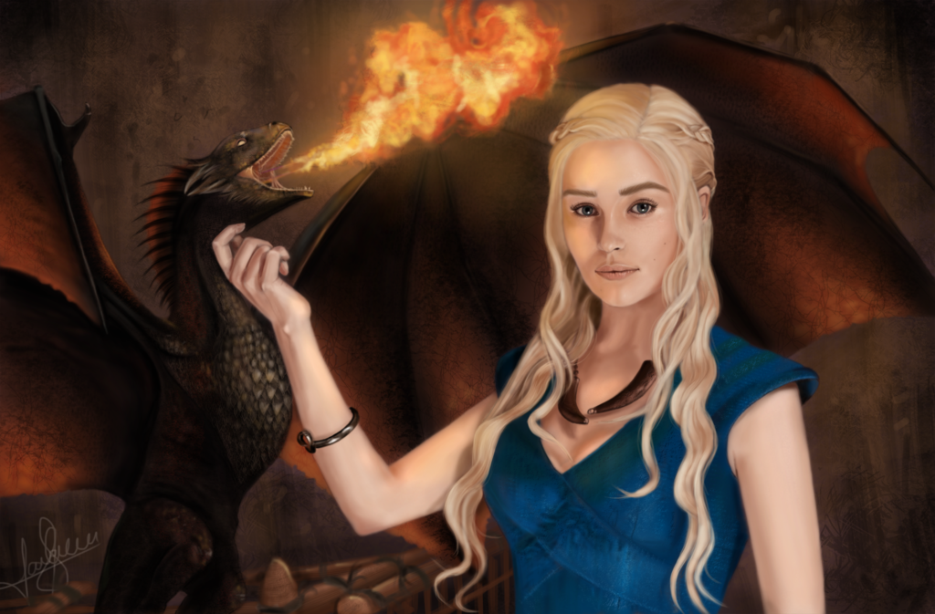 daenerys_targaryen___mother_of_dragons_by_laracremon-d7dcp38