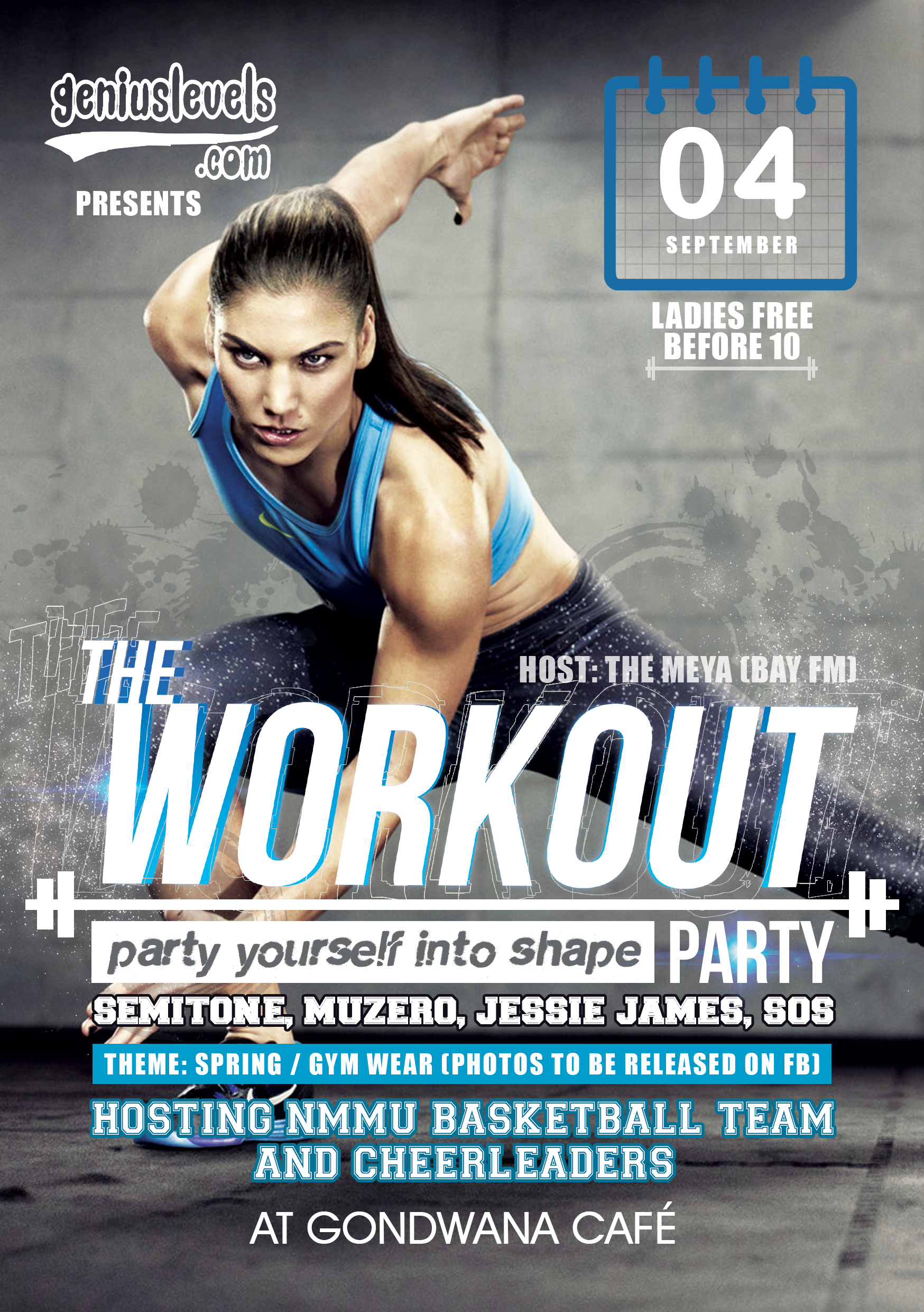 FLYER---Genius-Levels---The-Workout-Party