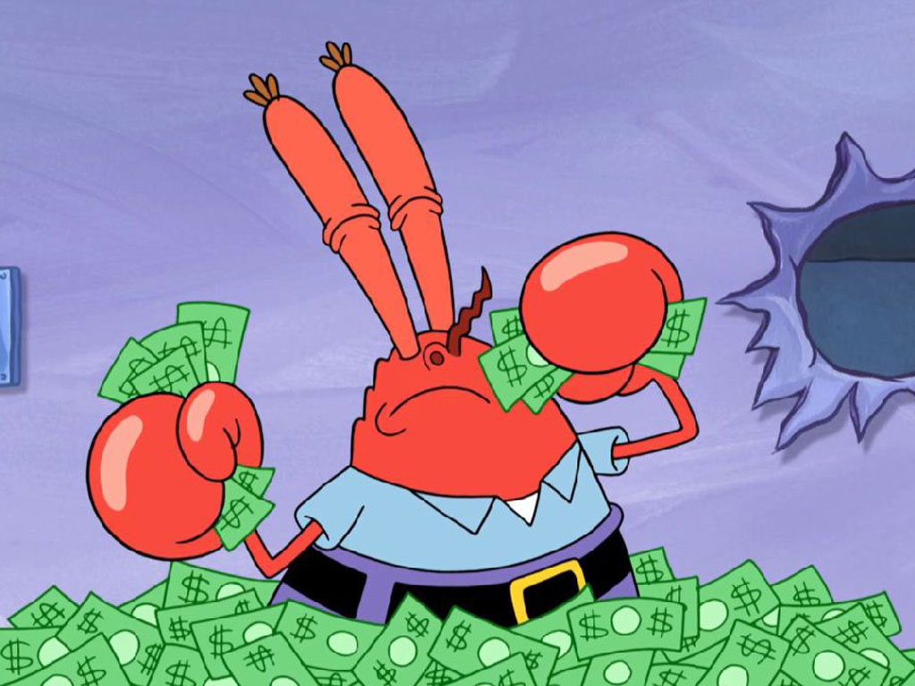 Eugene A Krabs And The History Behind His Love For Money.